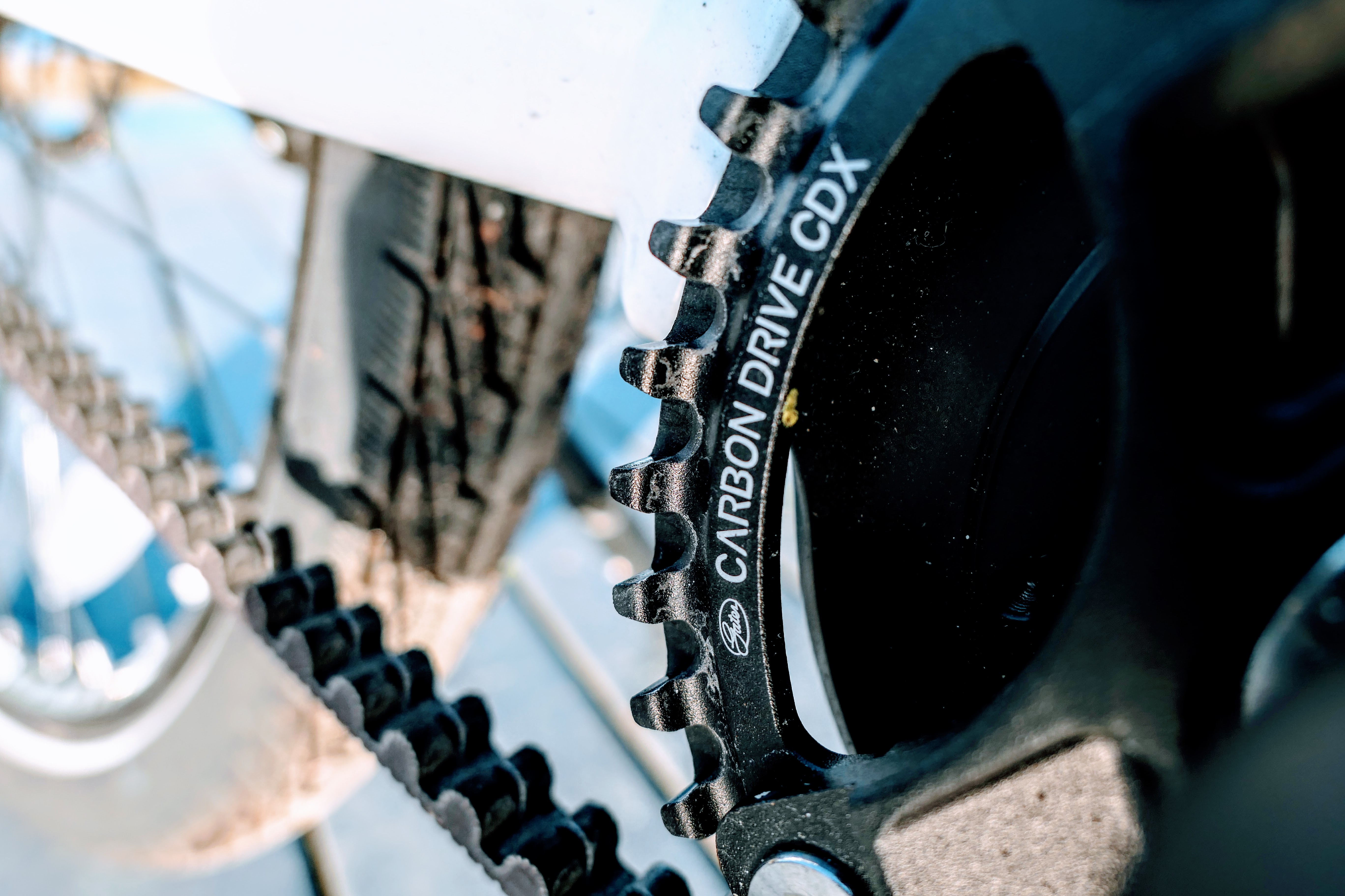 Gates Carbon Drive belt and sprocket